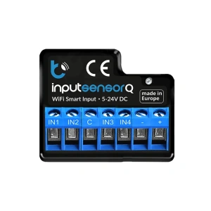 Moduł wejść WiFi - czujnik stanu z czterema wejściami - 5-24V DC - inputSensorQ - Blebox