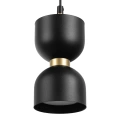 Lampa wisząca - KAI - czarny/złoty - 1xGX53 - MLP2861
