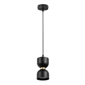 Lampa wisząca - KAI - czarny/złoty - 1xGX53 - MLP2861
