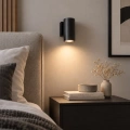 Lampa ścienna kinkiet GENESIS - 1xGU10 - Czarny - ML2902 - realizacja