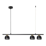 Lampa wisząca - KAI - czarny/złoty - 3xGX53 - MLP2862