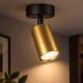 Lampa sufitowa - HUDSON czarny/złoty 1xGU10 - MLP0257 - realizacja