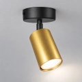Lampa sufitowa - HUDSON czarny/złoty 1xGU10 - MLP0257