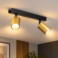 Lampa sufitowa - HUDSON czarny/złoty 2xGU10 - MLP0258 - realizacja