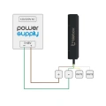 Miniaturowy czujnik otwarcia WiFi czarny - 5-48V - openSensor(CZ) - Blebox - Schemat podłączenia