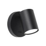 Lampa ścienna kinkiet GENESIS - 1xGU10 - Czarny z włącznikiem - ML2905
