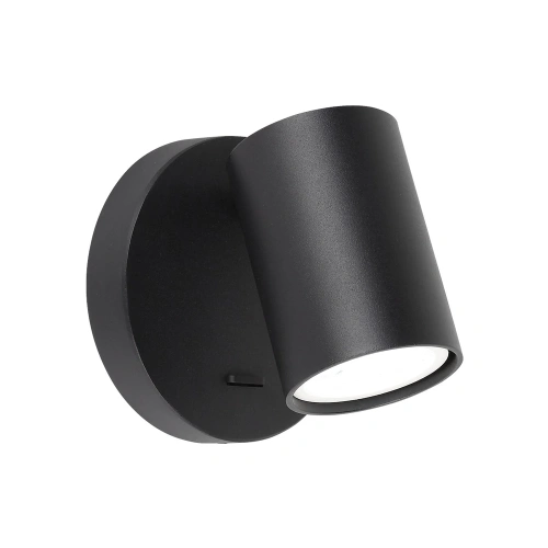 Lampa ścienna kinkiet GENESIS - 1xGU10 - Czarny z włącznikiem - ML2905