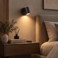Lampa ścienna kinkiet GENESIS - 1xGU10 - Czarny z włącznikiem - ML2905 -realizacja