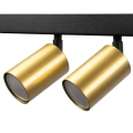 Lampa sufitowa - HUDSON czarny/złoty 4xGU10 - MLP0260