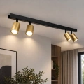Lampa sufitowa - HUDSON czarny/złoty 4xGU10 - MLP0260 - realizacja