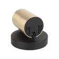 Lampa ścienna kinkiet GENESIS - 1xGU10 - Czarno - Złoty z włącznikiem - ML2907 - obudowa