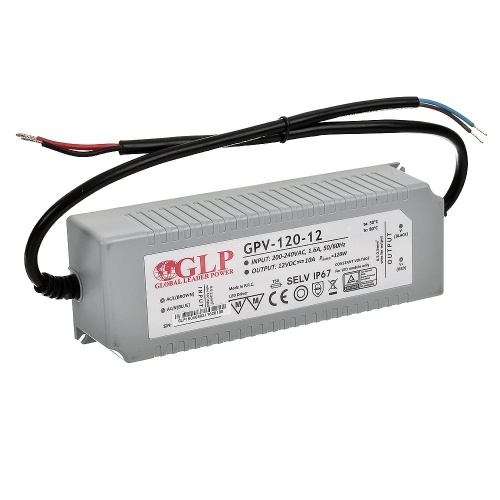 Zasilacz napięciowy hermetyczny IP67 12V 10A 120W GLP GPV-120-12