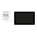 Panel sterujący WiFi 5" IPS czarny - 12-24V DC - controlPanelM - Blebox - Schemat podłączenia