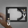 Ramka montażowa do panelu sterującego controlPanelM czarna - framePanelM - Blebox - Magnes