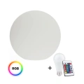 Świecąca kula ogrodowa GLOBO Fi600 IP44 z żarówką RGB A60 10W i pilotem - EKO1367 - zestaw