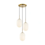 Lampa wisząca LED ALIAS 3xE14 Koło - Złoty - ML0315