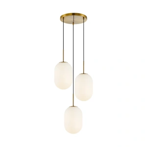 Lampa wisząca LED ALIAS 3xE14 Koło - Złoty - ML0315