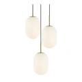 Lampa wisząca LED ALIAS 3xE14 Koło - Złoty - ML0315 - klosze