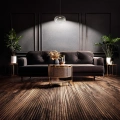 Lampa wisząca - VASO 1 smoked 4W LED - ML1397 - realizacja
