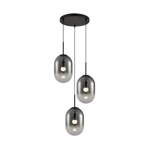Lampa wisząca LED ALIAS 3xE14 Koło - Czarny - ML0320