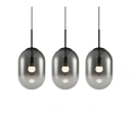 Lampa wisząca LED ALIAS 3xE14 - Czarny - ML0321 - klosze
