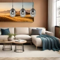 Lampa wisząca LED ALIAS 3xE14 - Czarny - ML0321 - realizacja