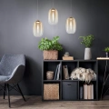 Lampa wisząca - VASO 3 amber 4W LED - ML1405 - realizacja