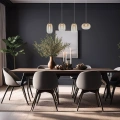 Lampa wisząca - VASO amber 15W LED - ML1408 - realizacja