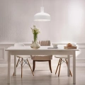 Lampa wisząca LED VISBY 1xE27 - Biały - MLP1552 - realizacja