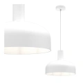 Lampa wisząca LED VISBY 1xE27 - Biały - MLP1552 - klosz