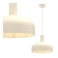 Lampa wisząca LED VISBY 1xE27 - Kremowy - MLP1554 - klosz