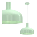 Lampa wisząca LED VISBY 1xE27 - Miętowy - MLP1555 - klosz