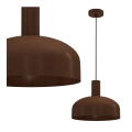 Lampa wisząca LED VISBY 1xE27 - Czekoladowy - MLP1557 - klosz