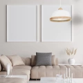 Lampa wisząca LED STUDIO 1xE27 - Biały - MLP8848- realizacja