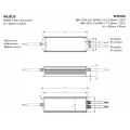 Zasilacz LED napięciowy hermetyczny 48V 6.67A 320W POS MCHQ320V48-GE - rysunek techniczny