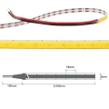 Taśma LED COB Slim 3mm 12V 6W 93lm/W ciepła 2700K CRI90+ - rysunek techniczny