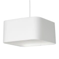 Lampa wisząca - NAPOLI biały/chrom 1xE27 - ML6362