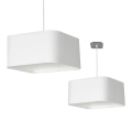 Lampa wisząca - NAPOLI biały/chrom 1xE27 - ML6362