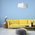 Lampa wisząca - NAPOLI biały/chrom 1xE27 - ML6362 - realizacja