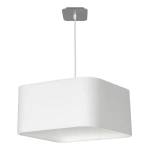 Lampa wisząca - NAPOLI biały/chrom 1xE27 - ML6362