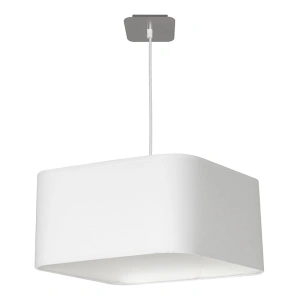 Lampa wisząca - NAPOLI biały/chrom 1xE27 - ML6362