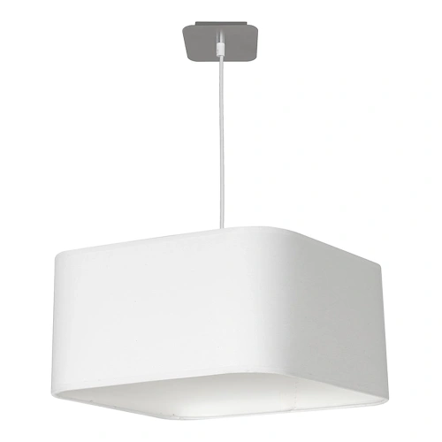 Lampa wisząca - NAPOLI biały/chrom 1xE27 - ML6362