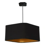 Lampa wisząca - NAPOLI czarny/złoty 1xE27 - ML6368