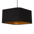 Lampa wisząca - NAPOLI czarny/złoty 1xE27 - ML6368