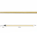 Taśma LED COB Side View Slim 4mm 24V 4W 61lm/W ciepła 2700K CRI90+ - rysunek techniczny