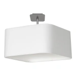Lampa sufitowa - NAPOLI biały/chrom 1xE27 - ML6361
