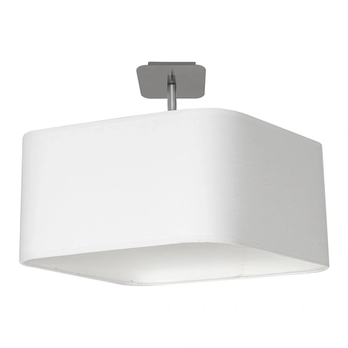 Lampa sufitowa - NAPOLI biały/chrom 1xE27 - ML6361