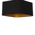 Lampa sufitowa - NAPOLI czarny/złoty 1xE27 - ML6367