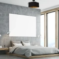 Lampa sufitowa - NAPOLI czarny/złoty 1xE27 - ML6367 - realizacja