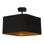 Lampa sufitowa - NAPOLI czarny/złoty 1xE27 - ML6367